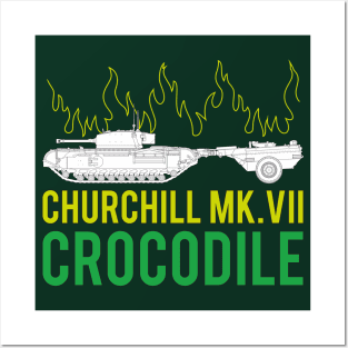 Do you like tanks? That's when Churchill Mk VII Crocodile! Posters and Art